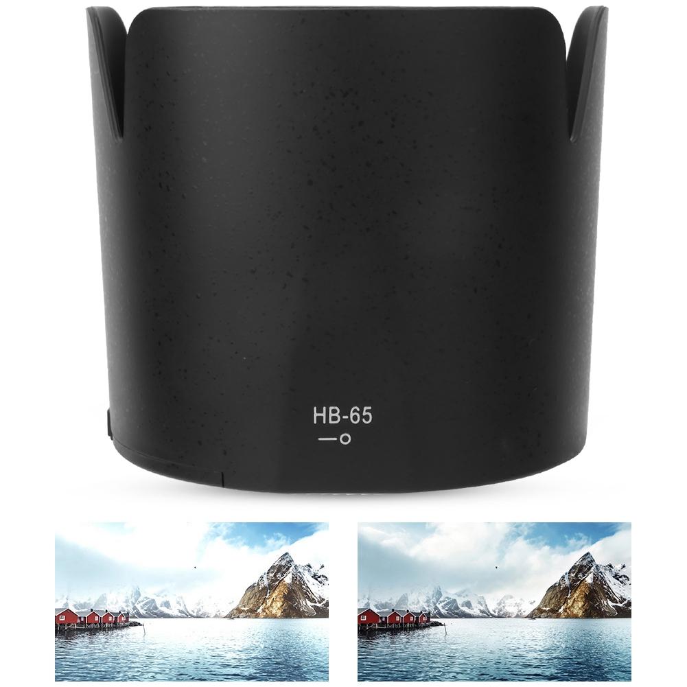 Mount Black Lens Plastic Hb65 Hood For Nikon Af S Nikkor 80400mm F 4556 Lenses
