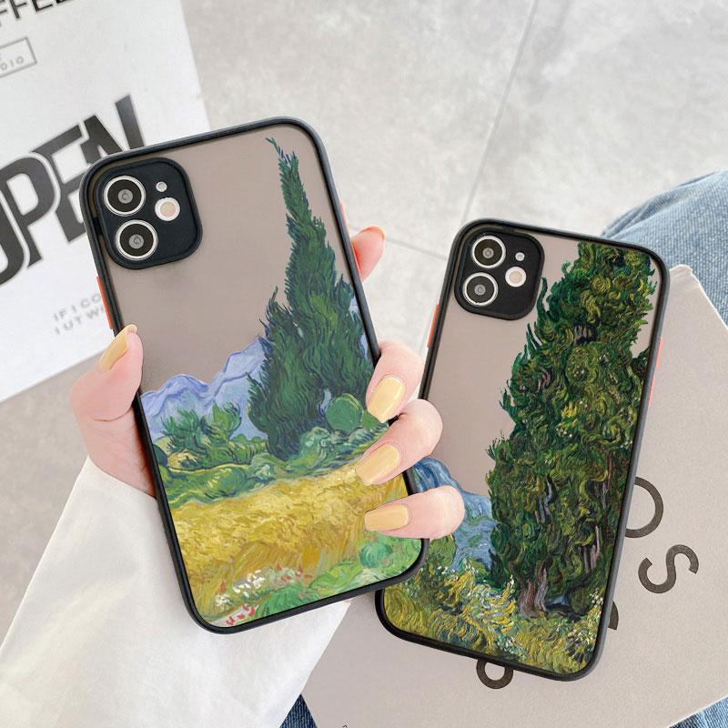 Art Van Gogh Oil Painting For iphone 16 7 8 15 Plus SE 2020 X XR XS 14 11 12 13 Pro Max Mini Phone Case Shockproof Back Cover