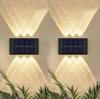 1PC Outdoor Solar Lights Up And Down Luminous Garden Decoration Outdoor Lights Warm Light Waterproof Wall Lamp