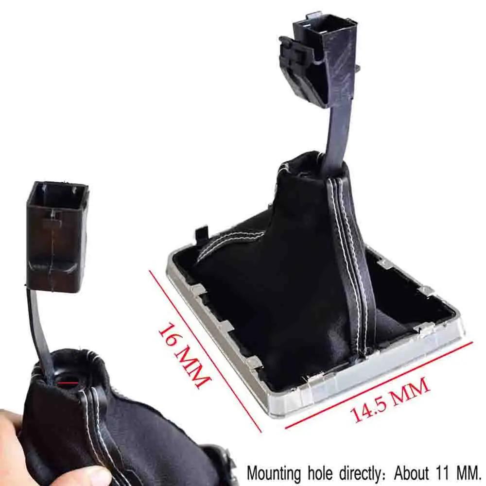 MT 5/6 Speed Gear Lever Shift Knob Leather Boot Case Collar For OPEL ASTRA III H 1.6 VAUXHALL 2004 2005 2006 2007 2008 2009 2010
