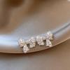 2024 Silver Bow Stud Earrings: Stylish 925 Sterling Silver Ornaments for Women