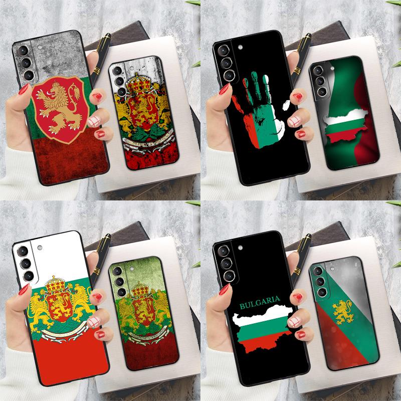 Bulgaria Flag Phone Case For Samsung Galaxy S24 S22 S23 Ultra S20 S21 S24 FE S9 S10 Plus Note 10 20 Ultra