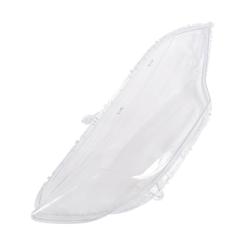 AA92-Car Front Headlight Lens Cover Headlight Lamp Replacement Shell For Honda Fit / Jazz 2014 2015 2016 2017 2018 transparent Right