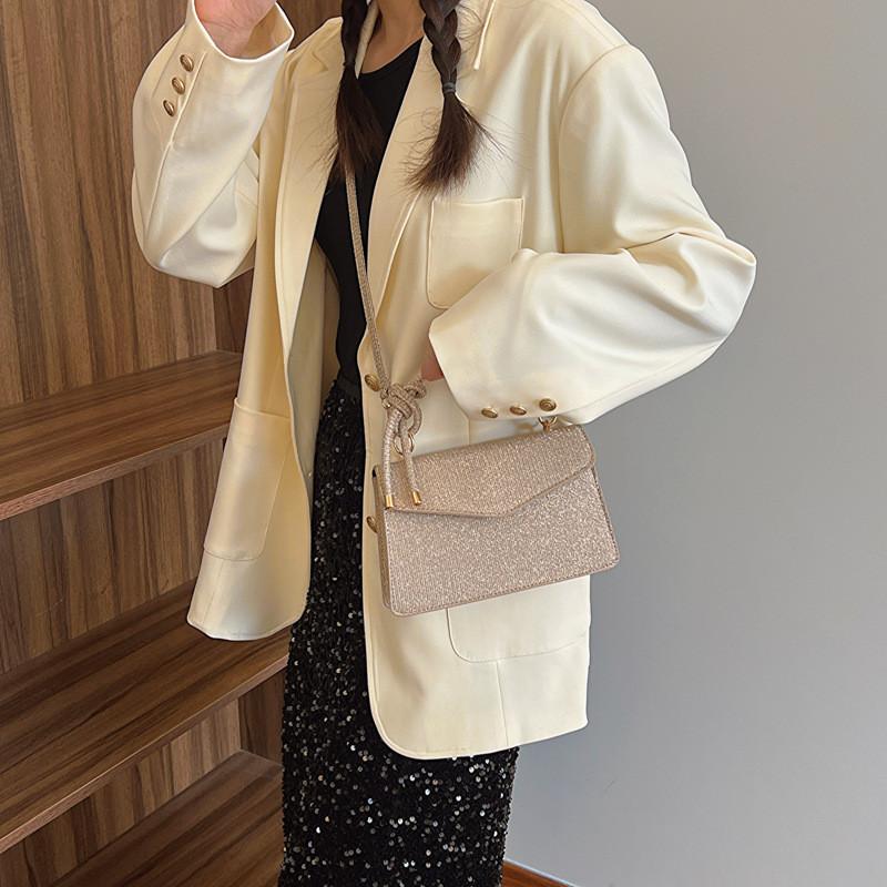 Trendy Small Square Bag For Women Sleek Pu Leather Crossbody With Sophisticated Design