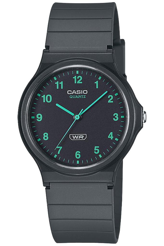 Casio Classic Watch [Official Japanese Product] Made with Biomass Plastic MQ-24B-7BJF / -24B-8BJF Men's Dark Gray / White