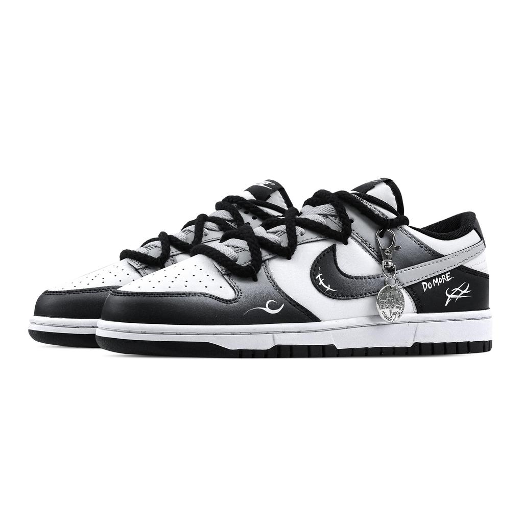 Nike Dunk Simple Book 1 Heart Box Abrasion Resistant Low top Skateboard Shoes Unisex Black Gray HF5441-100(Team773-1-)