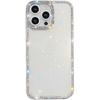 For iPhone 15 Pro Case Rhinestone Edge Glitter Back TPU+PC IMD Phone Cover