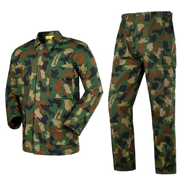 Camouflage-Anzug Herren verschleißfest Outdoor Langarm Militärfan ACU Taktischer Trainingsanzug