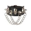 PU Leather Bracelet Punk Bracelet Adjustable Goth Cuff Studded Bracelet Gothic Rivet Buckle Wristband Bangle for Men Women