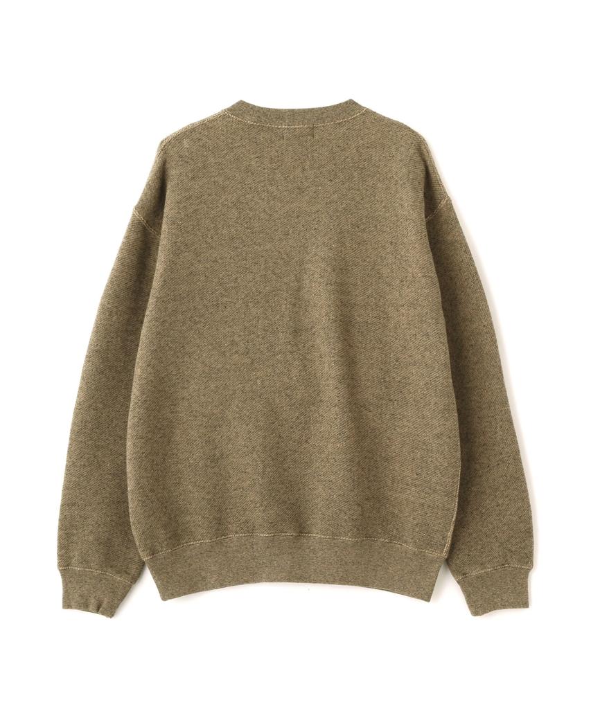 Schott Salt and Pepper Sweat, American Original, Men's, Size XL, 040, Beige, 782-5132003