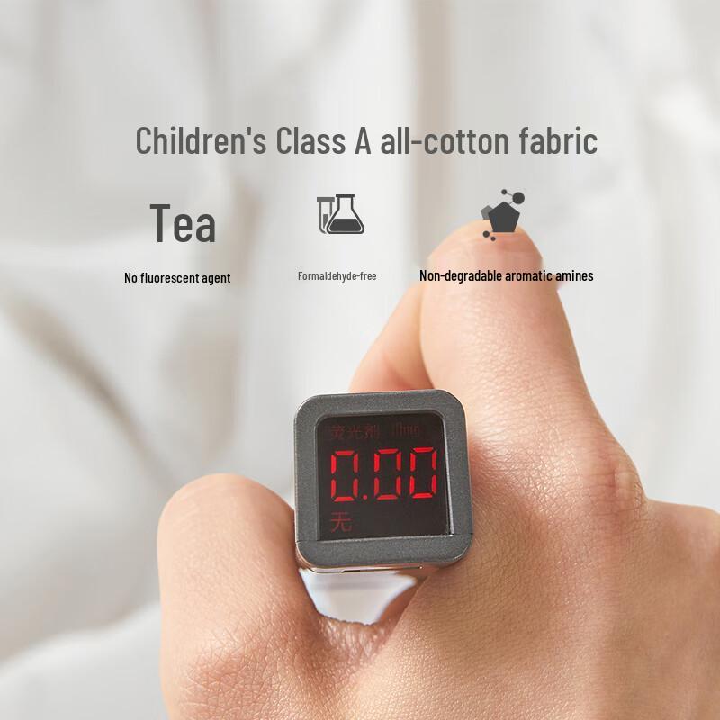 Luolai Kids Class A Washable 100% Tussah Silk Quilt with Cotton Cover