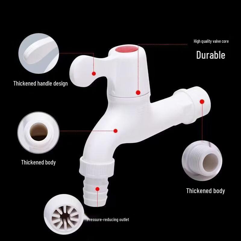 OEING 4-Point Plastic Outdoor Faucet