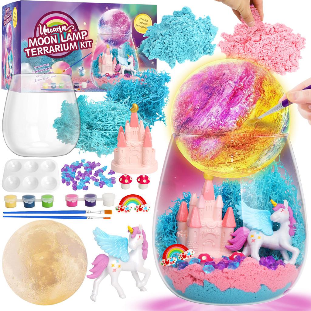 Unicorn Diy Light Container With Led Nightlight For Kid Room Decor And Educational Fun