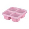 Food Box, Snack Box, Four Grids Transparent Lid, Snack Plate, Dried Fruit Box, Stove Wrapped, Tea And Snack Box, Fresh-keeping Snack Plate
