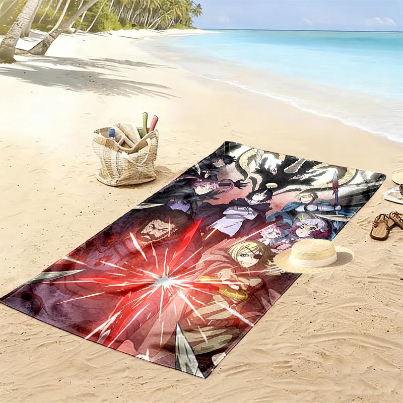 Clevatess Print Beach Towel, Large Soft Quick Dry Towel for Beach Camping Swimming