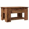  Coffee Table Old Wood 79x49x41 Cm Glued Wood