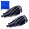 Wellvie Classy Steering Rack Boots of Left and Compatible with Daihatsu Tanto Number Steering Rack Boots (Set 2, Right) - Vehicles bB, Passo, Mira,