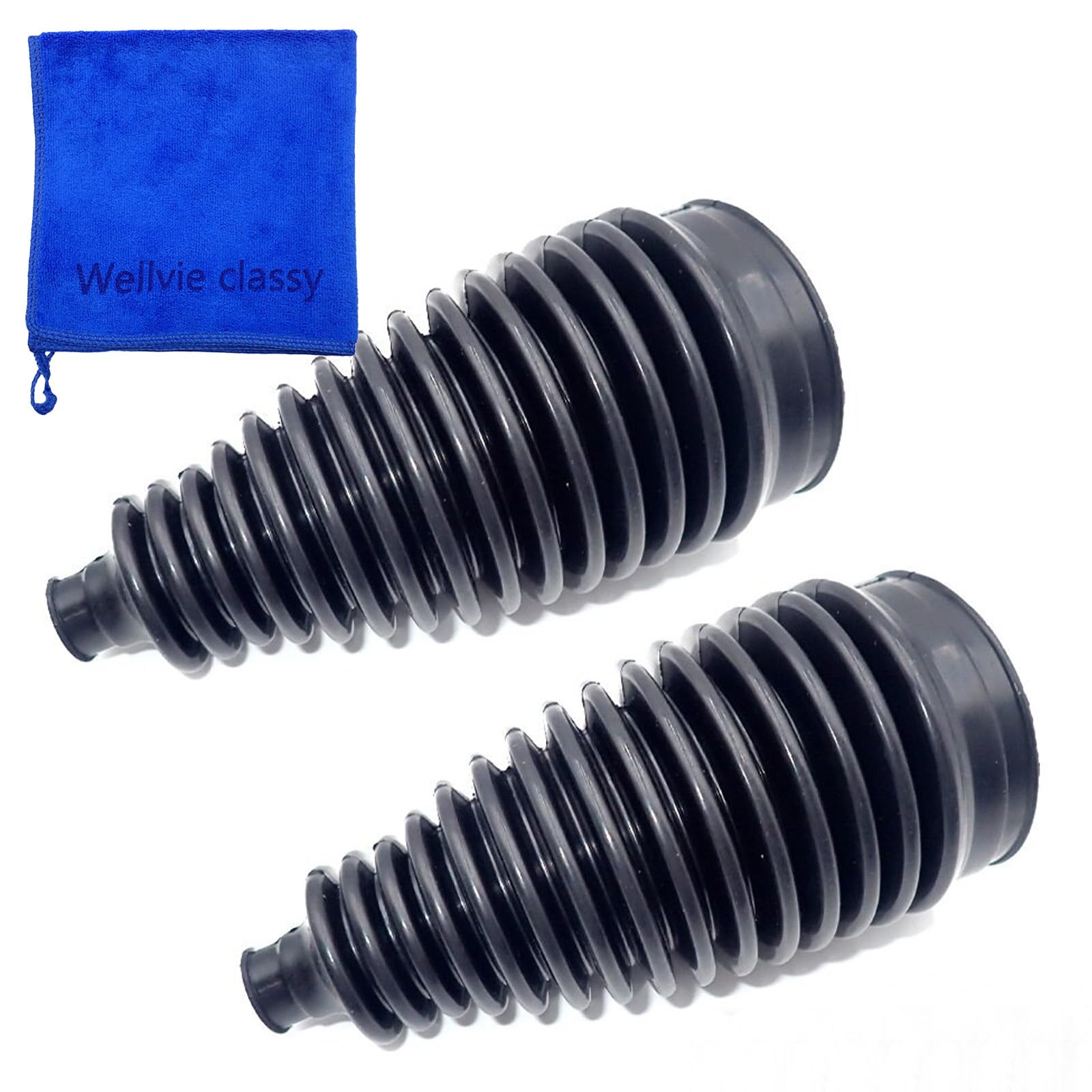 Wellvie classy Steering Rack Boots of Left and Compatible with Daihatsu Tanto Number Steering Rack Boots (Set 2, Right) - Vehicles bB, Passo, Mira,