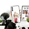 H-Hazbin C-Charlie Phone Case Black Silicone Soft For Samsung Galaxy A73,A72,A71,A70,A53,A52,A51