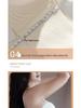 Strapless Gathered Push-Up Bra with Non-Slip Invisible Support