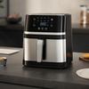 Large Capacity Visible Air Fryer - High Power Electric French Fry Maker for Home Use, Oil-Free Cooking