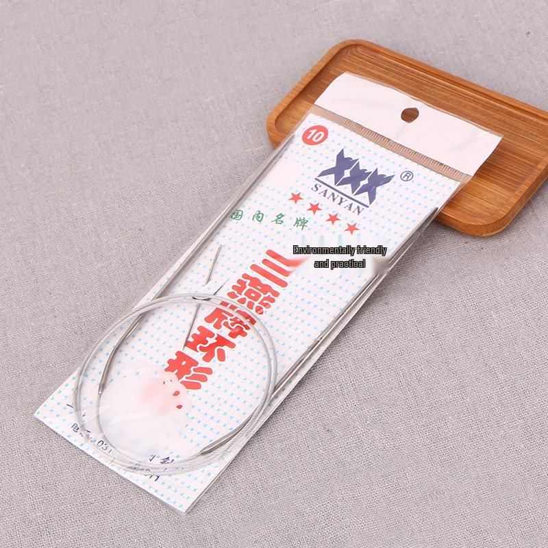 Stainless Steel Circular Knitting Needle Set for Wool Sweaters
