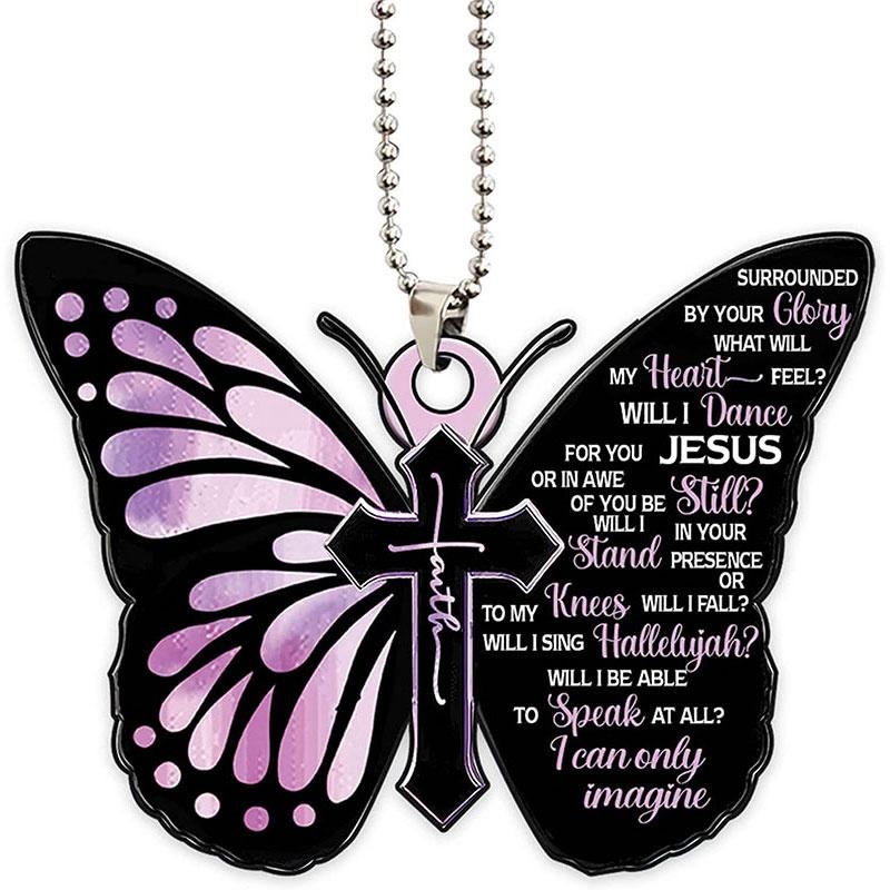 Cartoon Style Acrylic Car Interior Accessories Festive Hanging Decorations