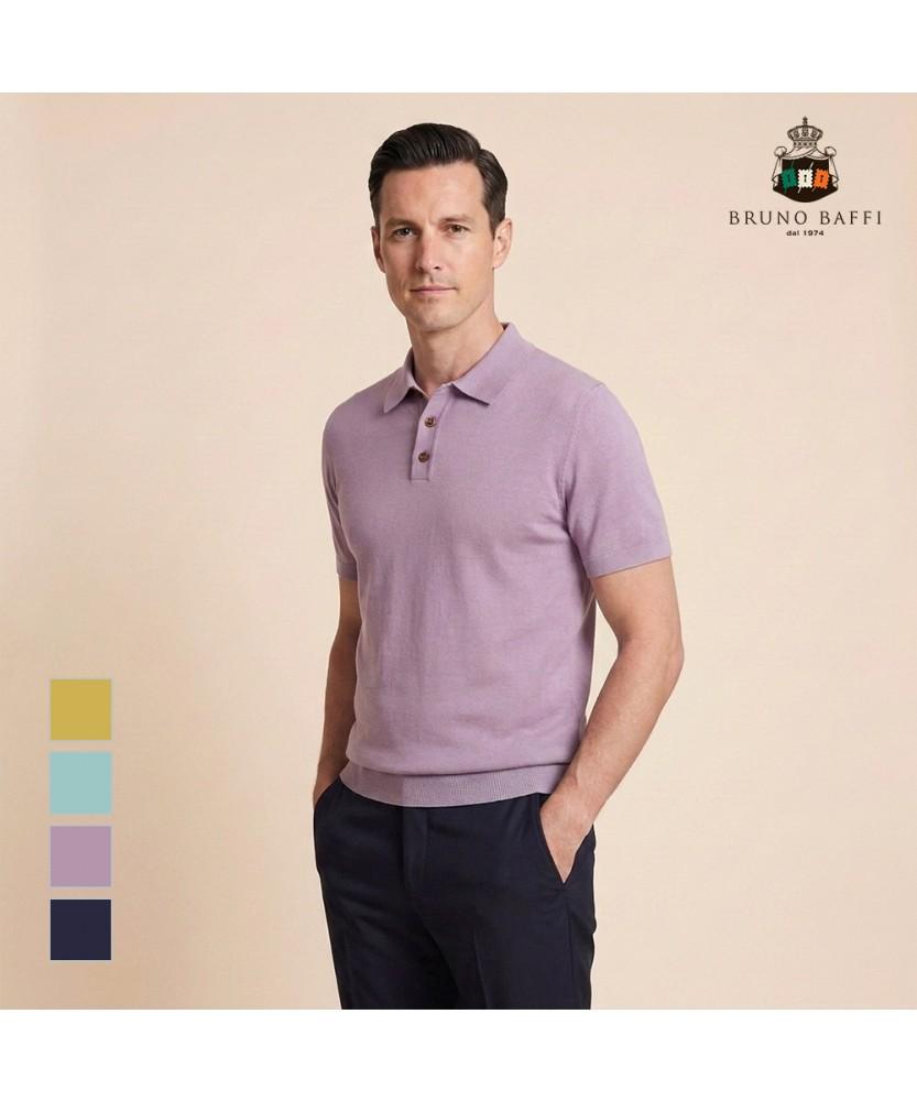 BRUNOBAFFI Dyed Effect Polo Neck Knit_Mnubs3M2401