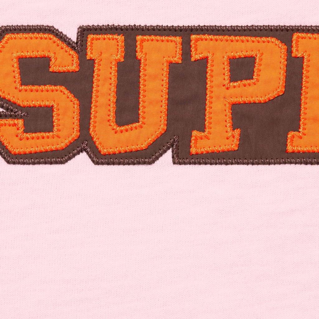 Supreme Satin Appliqué Short Sleeve Top SUP-SS25-023