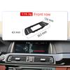 65509301374 LCD displej Dekoratívny rám pre BMW radu 5 F10 F18 2010-2017 ID4 Maľovaný rám rádia Piano Black