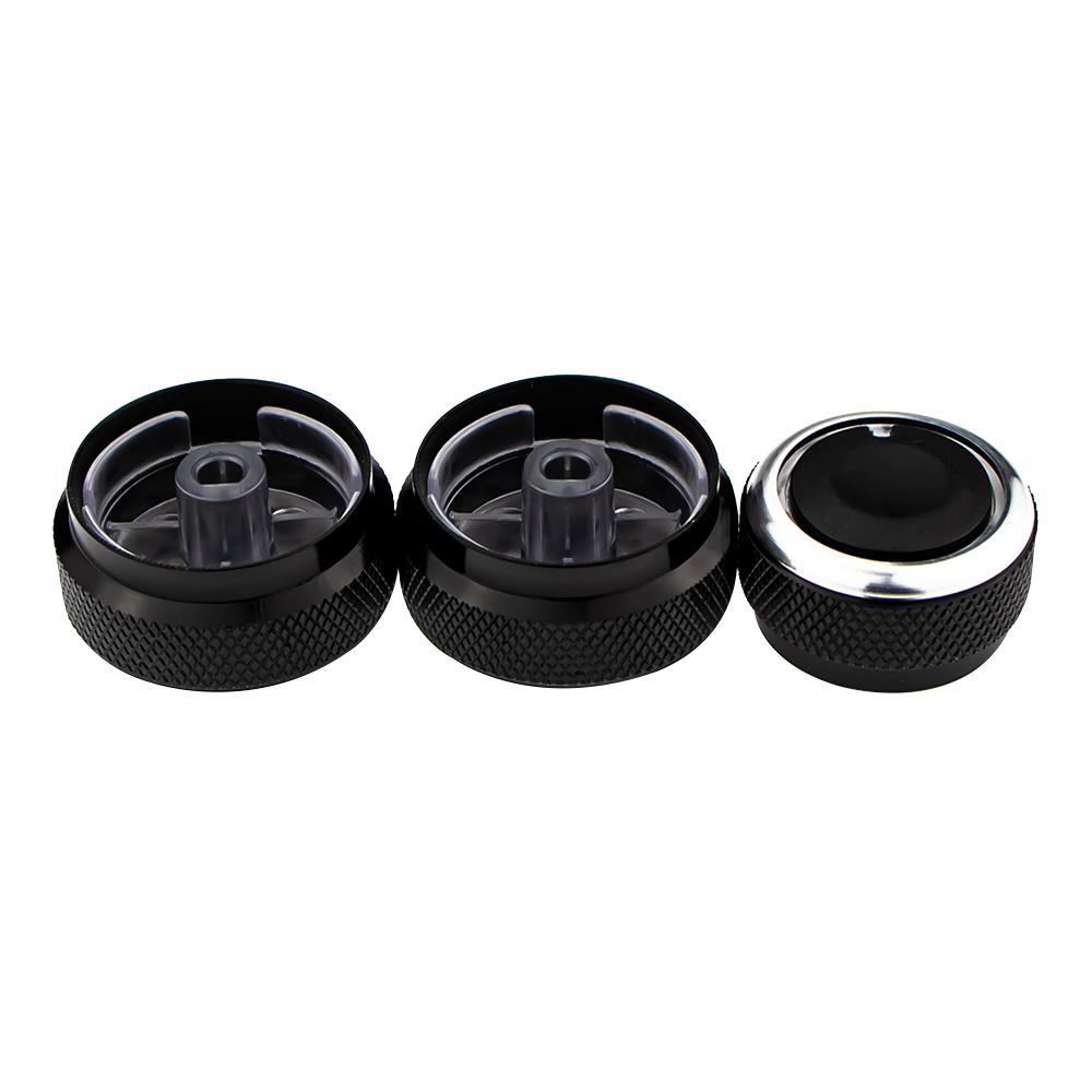 Accessories For Hyundai Elantra 2004-2016 Air Conditioning Knob Aluminum Alloy AC Knob Heat Control Button Replacement 3pc