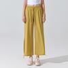 Plus Size Breathable High Waist Yoga Pants - Loose Wide Leg, Long Length, Casual & Sporty Style, Perfect for Spring!