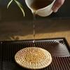 Retro Style Round Rattan Coasters - Natural Woven Fabric Placemats for Home And Kitchen Decor, Perfect for Dining Tables
