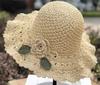 Women Summer Straw Hat Wide Brim Sun Hat With Simple Bowknot Casual Fisherman Cap Fresh Beach Sun Protection