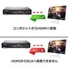 RCA Brand RCA To HDMI Converter 1080P/720P Switch Composite AV Adapter Red White Yellow 3 Color Ports