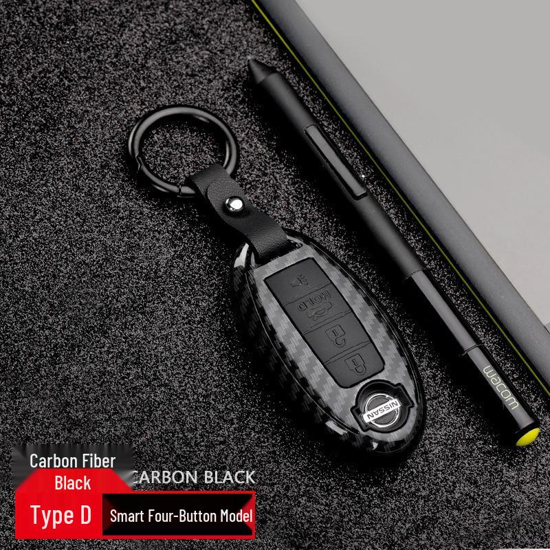 Nissan Key Fob Cover Set for Sylphy, Teana, Qashqai, Tiida, Bluebird, Kicks, and Murano