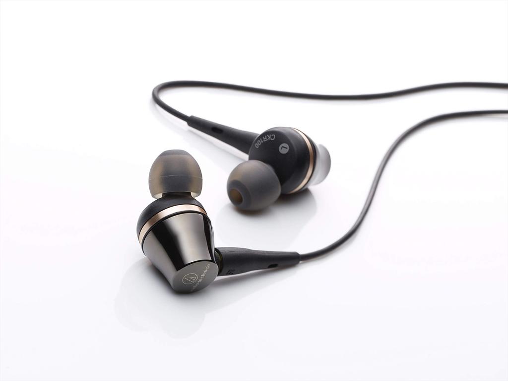Audio-technica SoundReality Canal Earphones Compatible with High-resolution Sound Sources ATH-CKR100