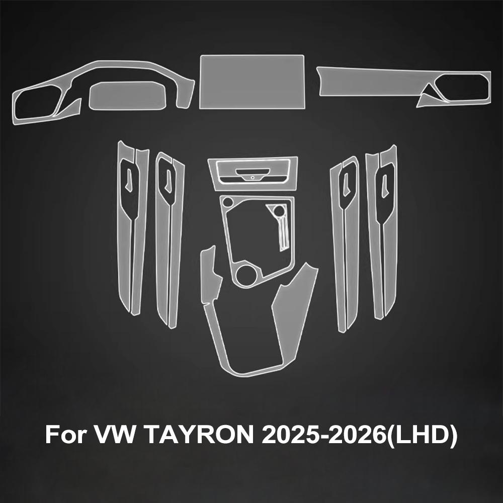 

Захисна плівка з ТПУ для Volkswagen VW Tayron 2025 2026 Попередньо вирізана PPF LCD Навігація Панель Перемикачів Центральна Консоль Автоаксесуари