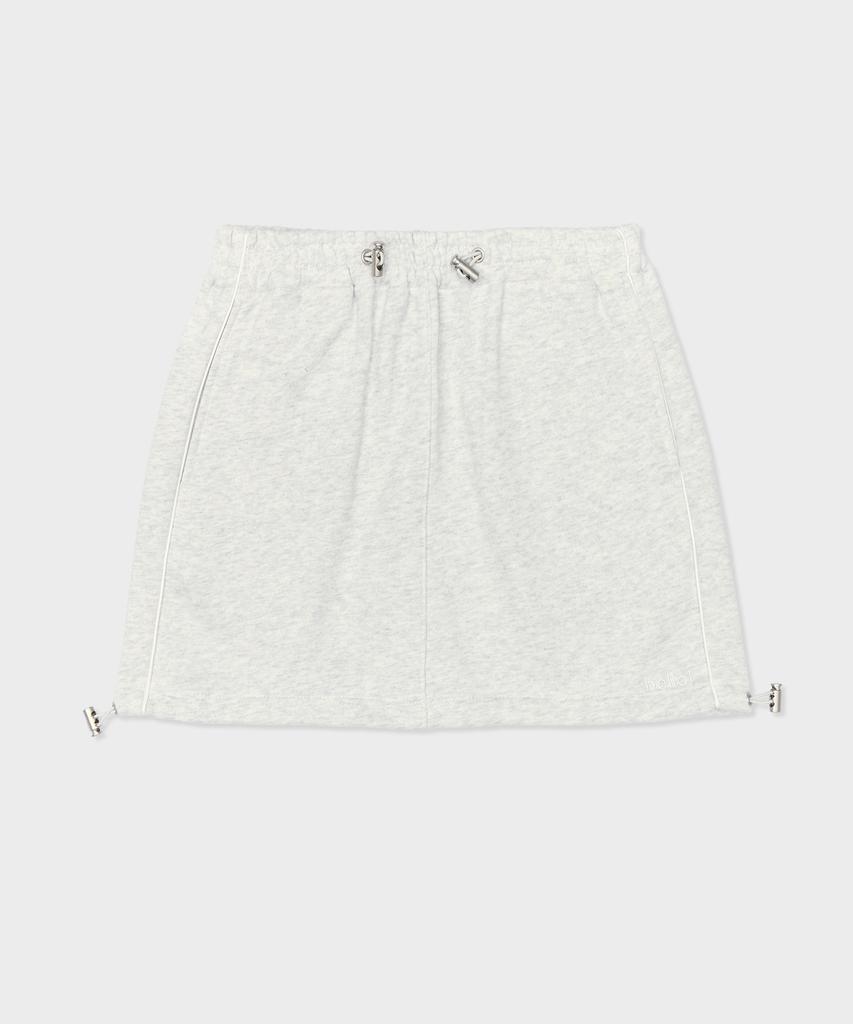 Belloel String Sweat Mini Skirt Melange