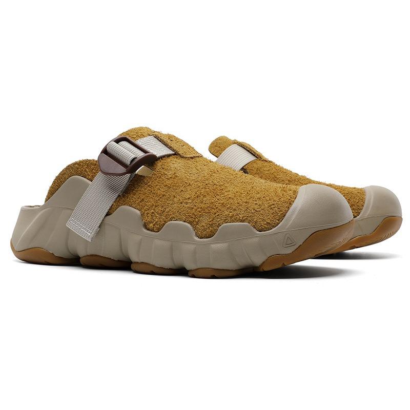 

3851 Kejia кожаная сумка из коровьей кожи, шлепанцы с головой, мужские и женские, пара, летние сандалии, новая креативная уродливо-милая обувь с большой головой 36