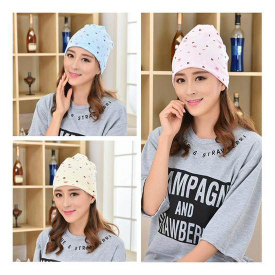Versatile Korean-Style Pure Cotton Maternity Hat – Windproof & Multifunctional Postpartum Slouchy Hat