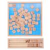 1?100 Consecutive Numbers Toy Wooden Educational Hundred Board Game for Kids