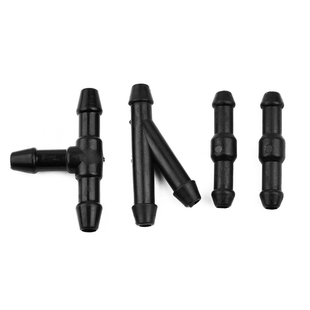 Windshield & Connectors Spray Hose Accessories Black New