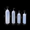 Salad Sauce Squeezed Bottle High Quality PE Plastic Plastic Pointed Seasoning Squeezed Desktop Seasoning Bottle Kitchen Supplies