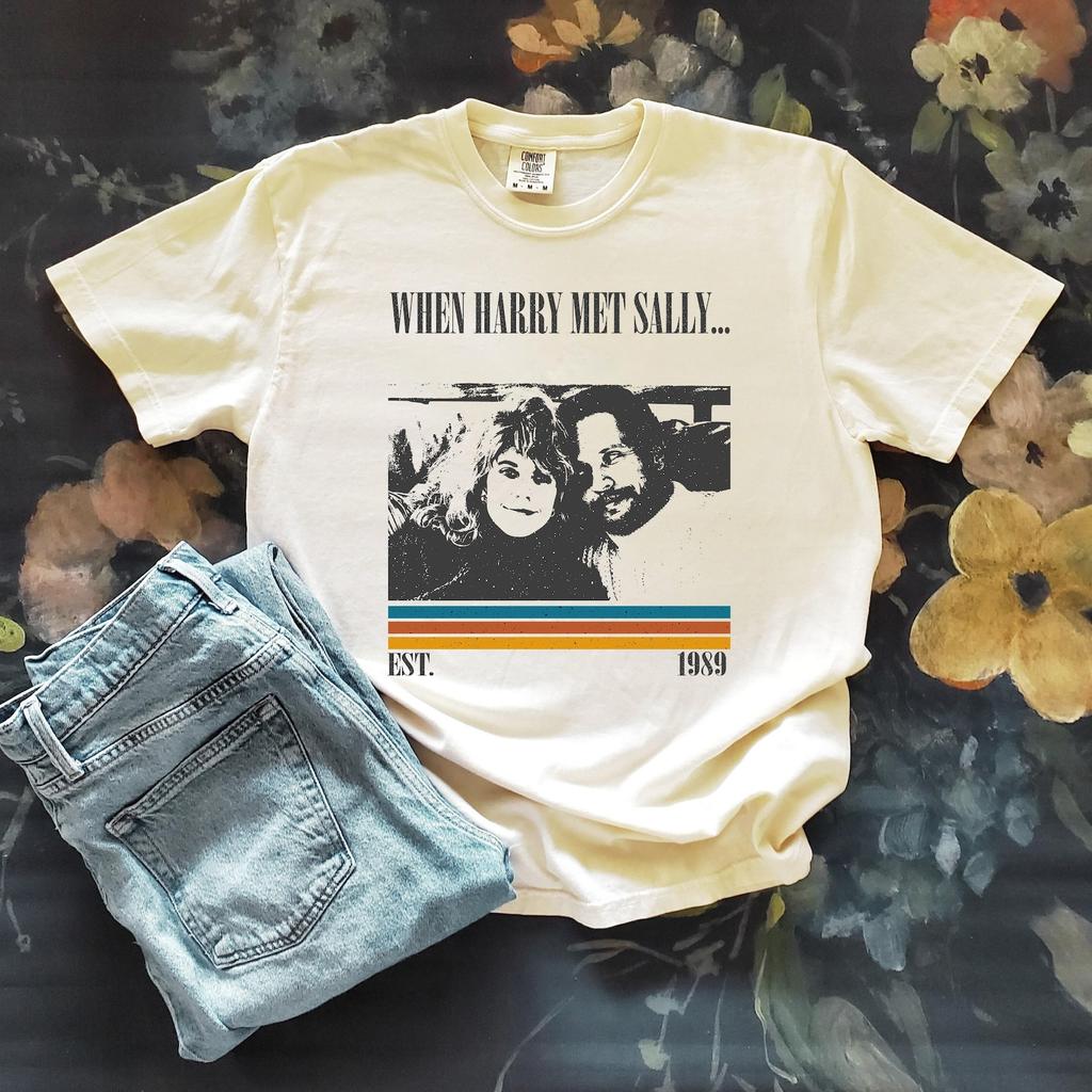 When Harry Met Sally...Movie T-Shirt and kids tshirt, Retro Film Shirt and kids tshirt, Comfort Colors Unisex T-Shirt and kids tshirt