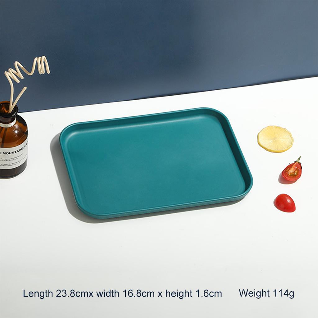 Rectangular Tray Plastic Restaurant Household Cup Tea Tray Catering Fast Food Barbecue Tray Kitchen Supplies