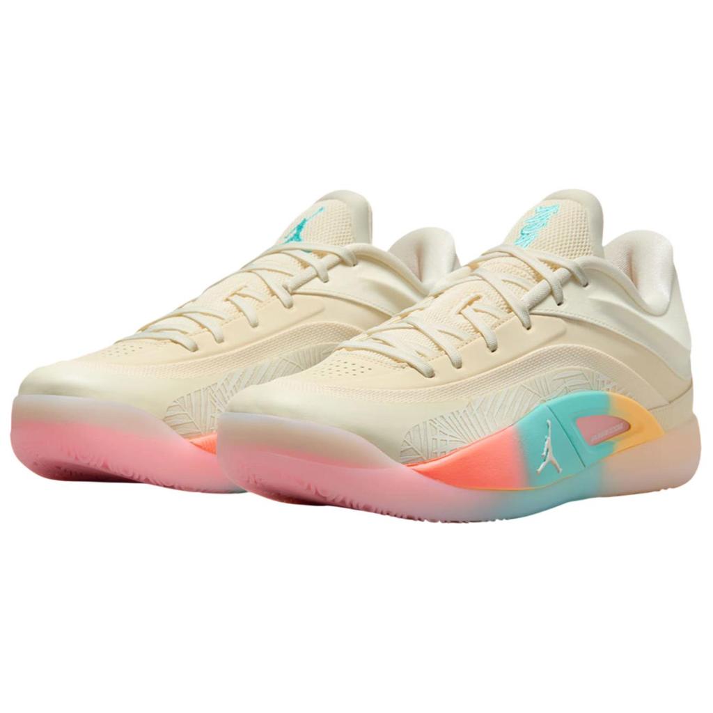 Air Jordan Zion 4 PF Low Country Herre Sneakers Krem Kokosmelk Seil FD0591-102