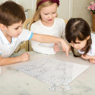 Clearly Impossible Puzzle 200 Pieces Acrylic Puzzles Impossible Brain Teaser Puzzle Clear Difficult Puzzle Jigsaw For Women