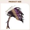 Indian Feather Headdress American Native Hat Headband for Dance