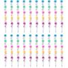 Toyvian Christmas Cute Christmas Snowman Stackable Pencils for Elementary School Stackable Christmas and 20 Pens Pencils, Pencils, 5-Layer Students,